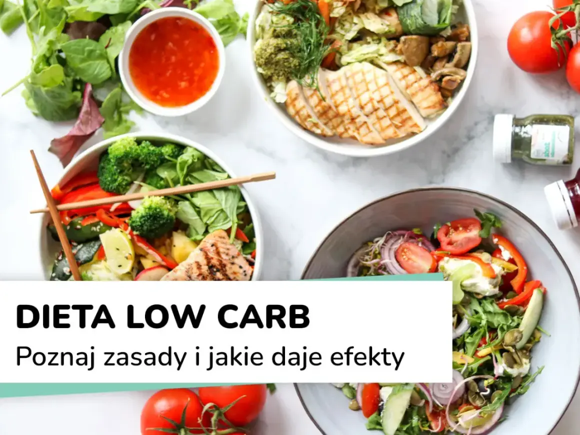 Kolorowe sałatki z kurczakiem i łososiem, idealne na dietę low carb. Zdrowe i pyszne posiłki.
